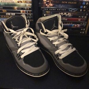 Jordan’s size 6 boys; 8 woman